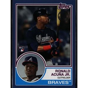 2018 Topps Update #83-13 Ronald Acuna Jr. Blue SP RC